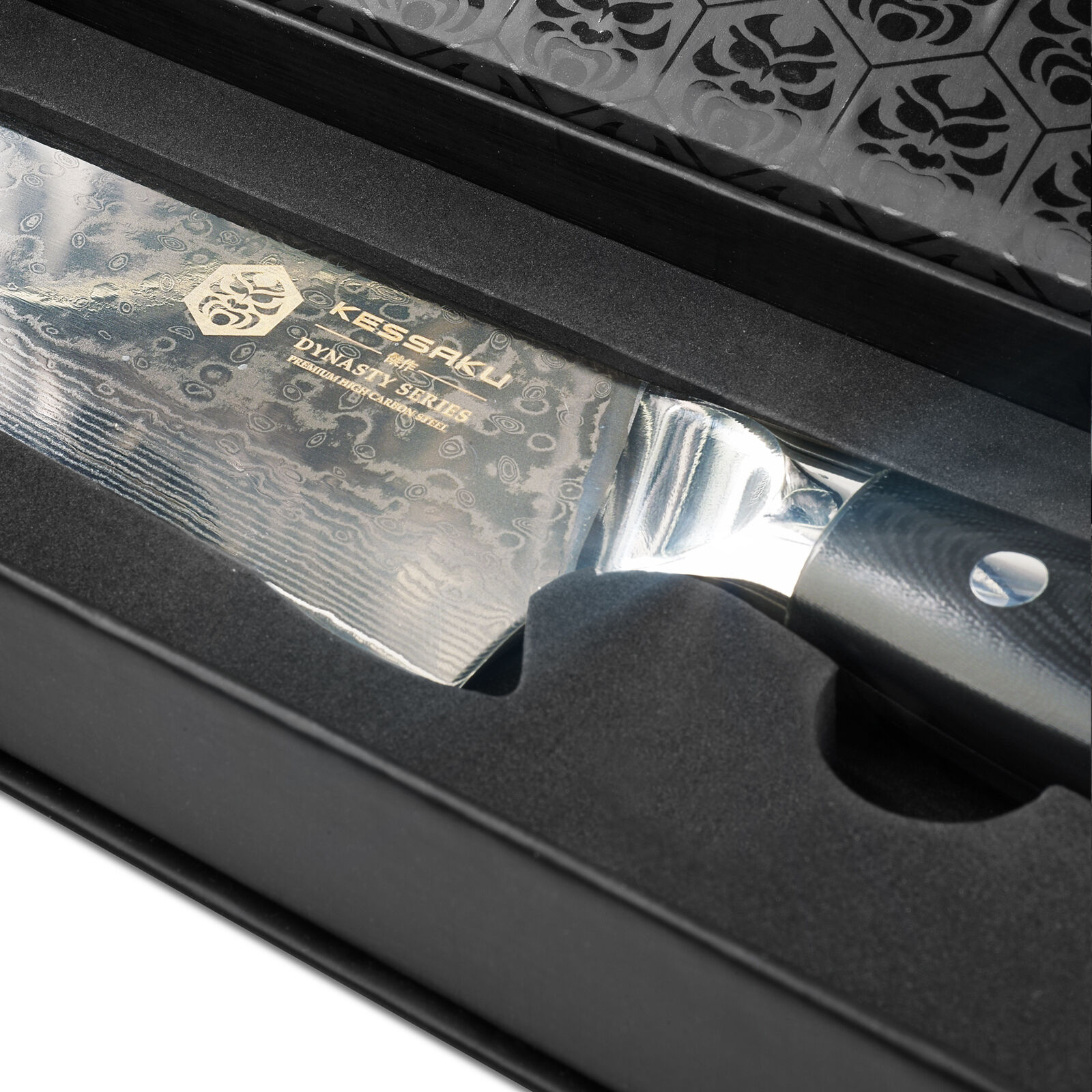 Kessaku Chef Knife Dynasty 67-Layer Japanese Damascus Stainless Steel, 9.5-Inch - Fresh Stock Dated December 2025