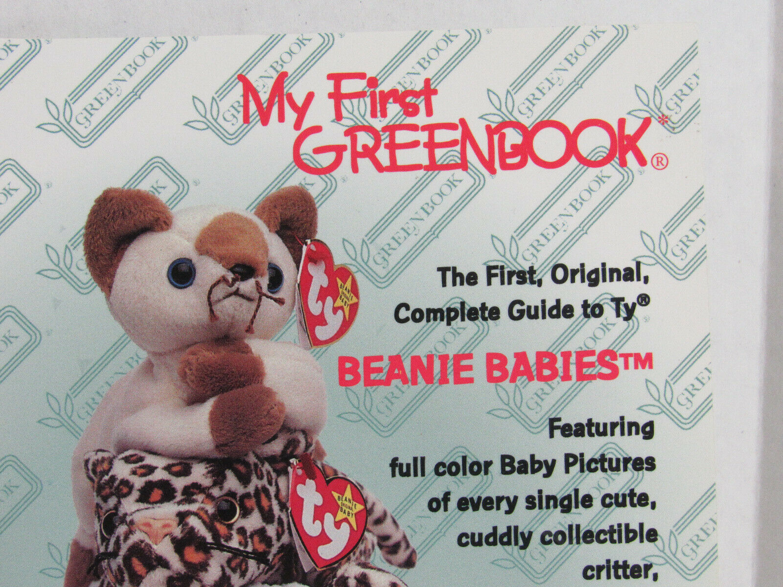 My First Greenbook ~ The Complete Guide To TY Beanie Babies - Fresh Stock Dated December 2025