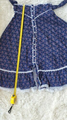 Vintage Gunnies and Gunne Sax Jessica’s Gunnie Long Skirt 70’s Blue Floral - Fresh Stock Dated February 2026