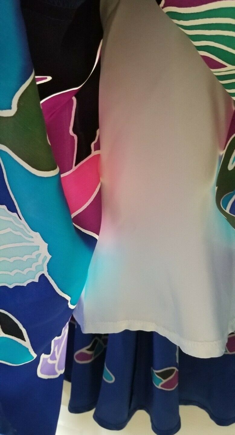 Vintage Skirt Desert Scene Border Print 30