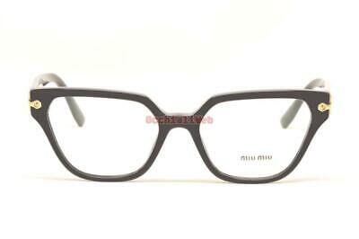 Miu Miu VMU 02T Col.1AB-1O1 Cal.52 New EYEGLASSES-EYEWEAR - Fresh Stock Dated February 2026