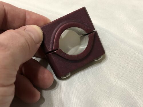 REDLINE DOUBLE SEAT POST CLAMP OLD SCHOOL BMX RED - Fresh Stock Dated December 2025