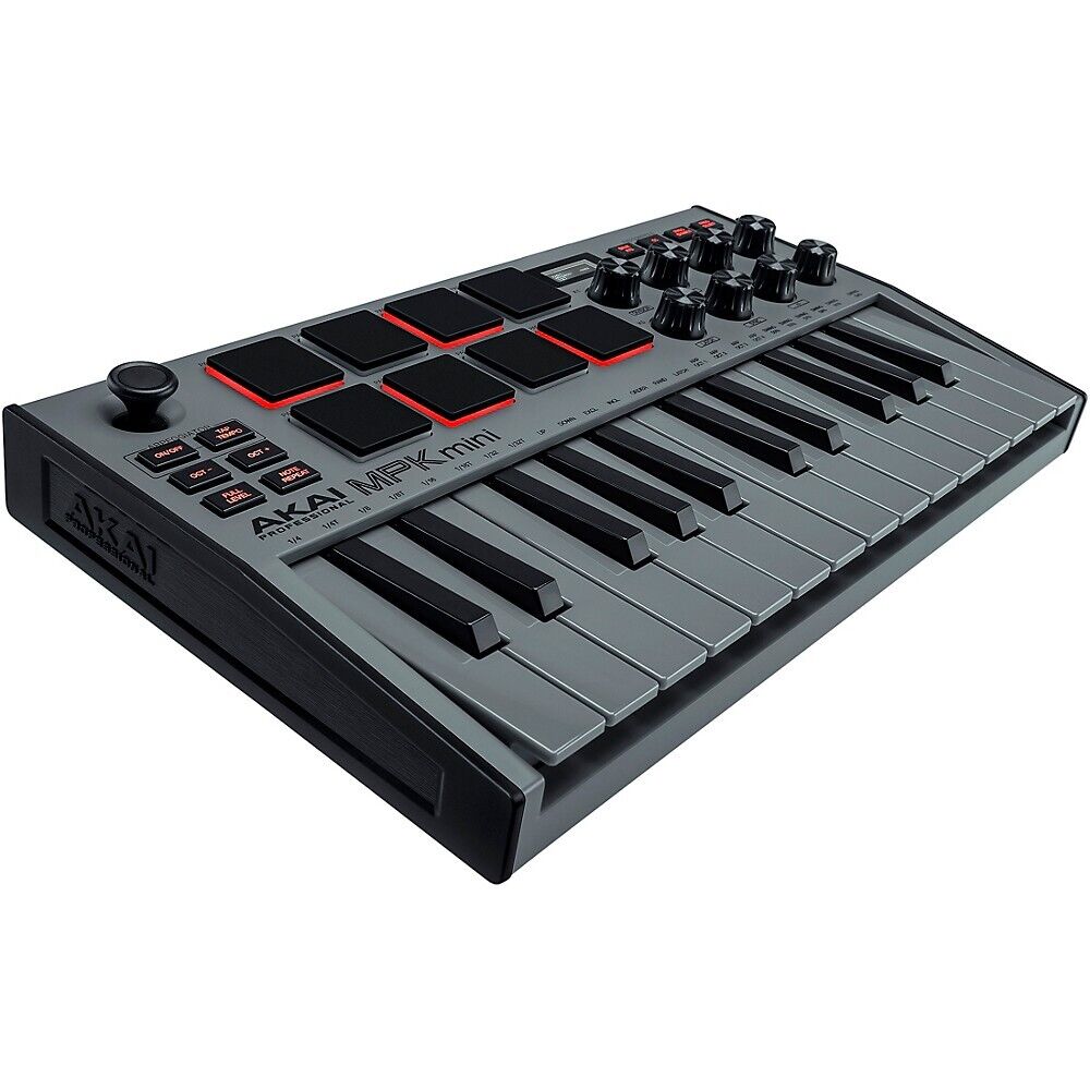 Akai Professional MPK mini mk3 Keyboard Controller Grey - Fresh Stock Dated February 2026