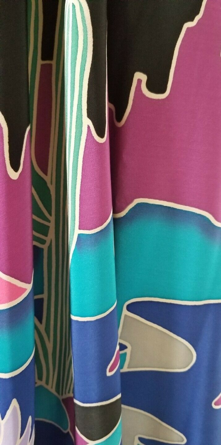 Vintage Skirt Desert Scene Border Print 30