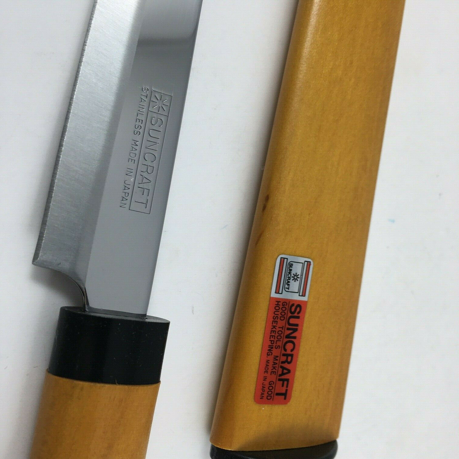 Kotobuki Japanese Kitchen Cheese Knife Brown Wood Handle Cover Made in Japan - Fresh Stock Dated December 2025