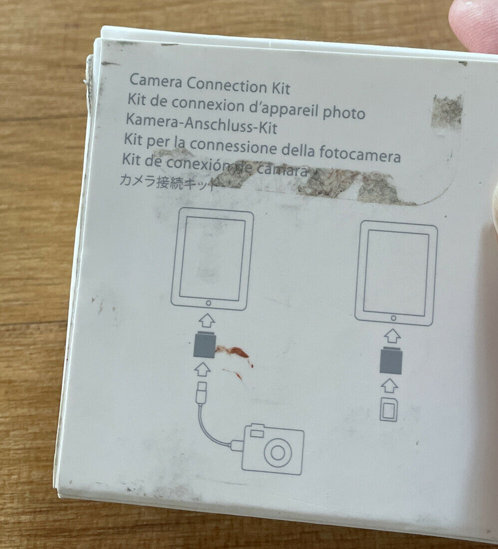 Apple iPad Camera Connection Kit MC531ZM/A (A1362 & A1358) NIB - Fresh Stock Dated February 2026