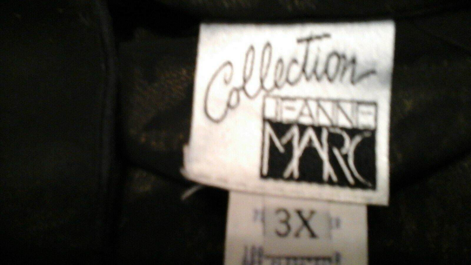 VTG 80's JEANNE MARC PLUS SZ 3X 2X 1X 2 PC SKIRT SET BLACK & GOLD SHIMMER FORMAL - Fresh Stock Dated March 2026