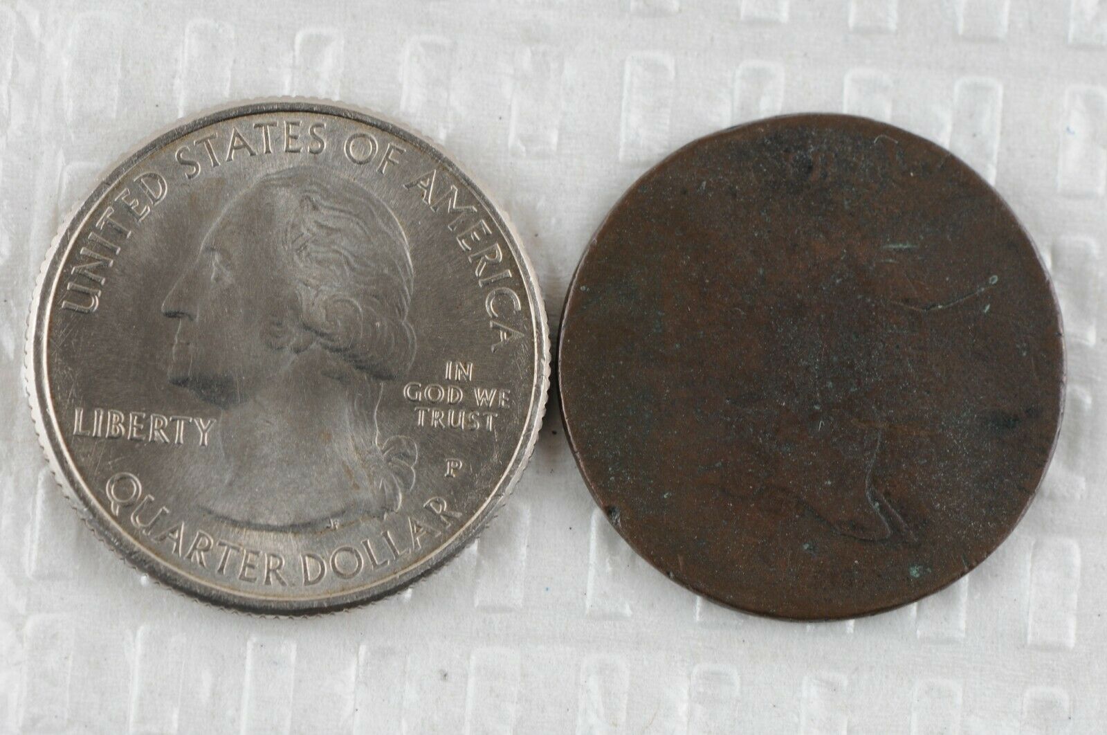 1797 Liberty Cap Half Cent Plain Edge Circulated - Fresh Stock Dated February 2026