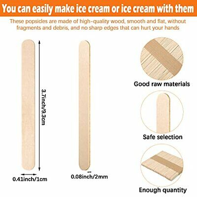 100 Pieces Popsicle Bags DIY Ice Cream Bags Disposable Clear Ice Pop Plastic - Fresh Stock Dated December 2025