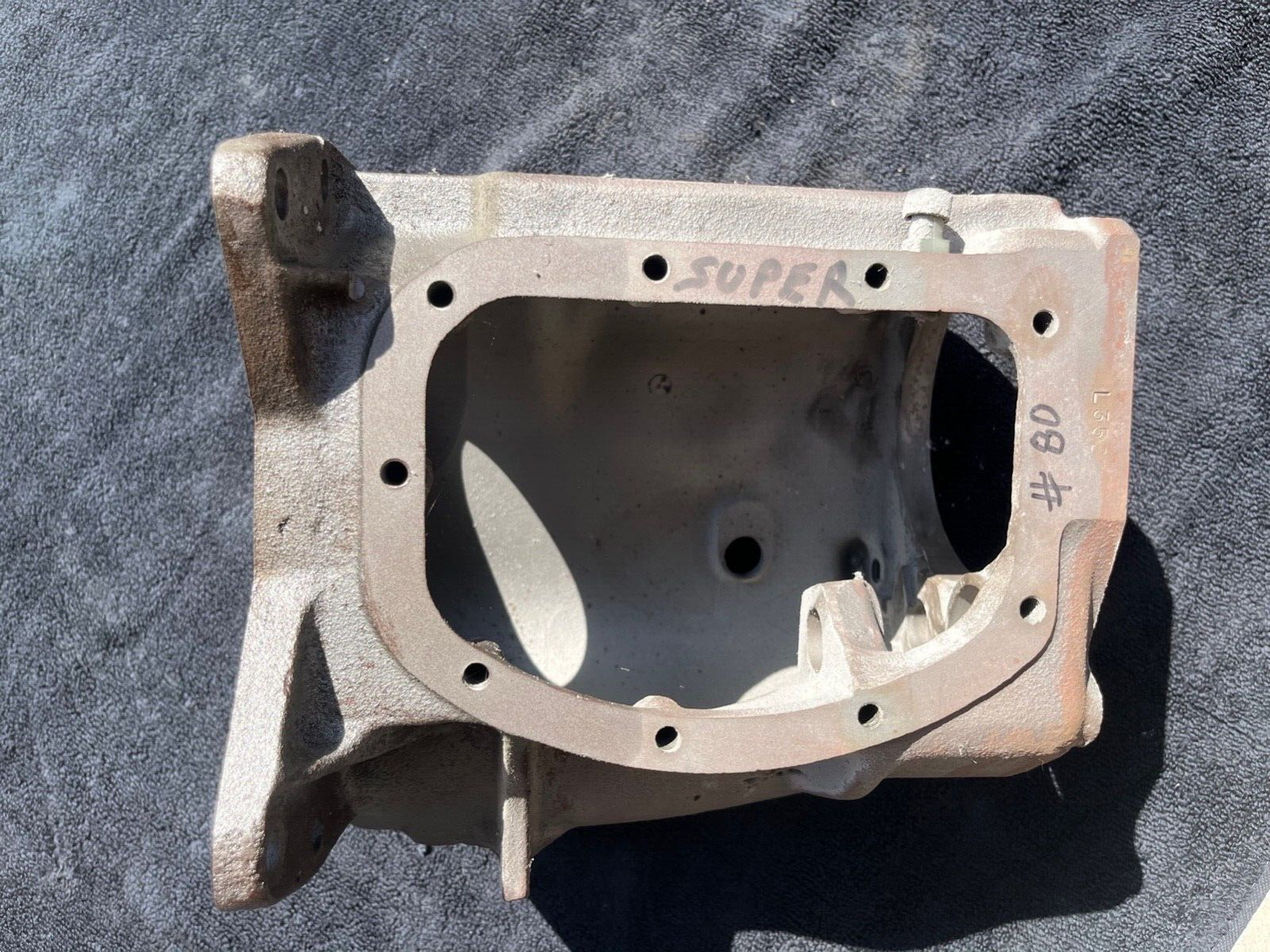 1966 Ford Borg Warner Super T10 4 Speed Main Case T10H-1 Mustang Falcon Galaxie - Fresh Stock Dated February 2026