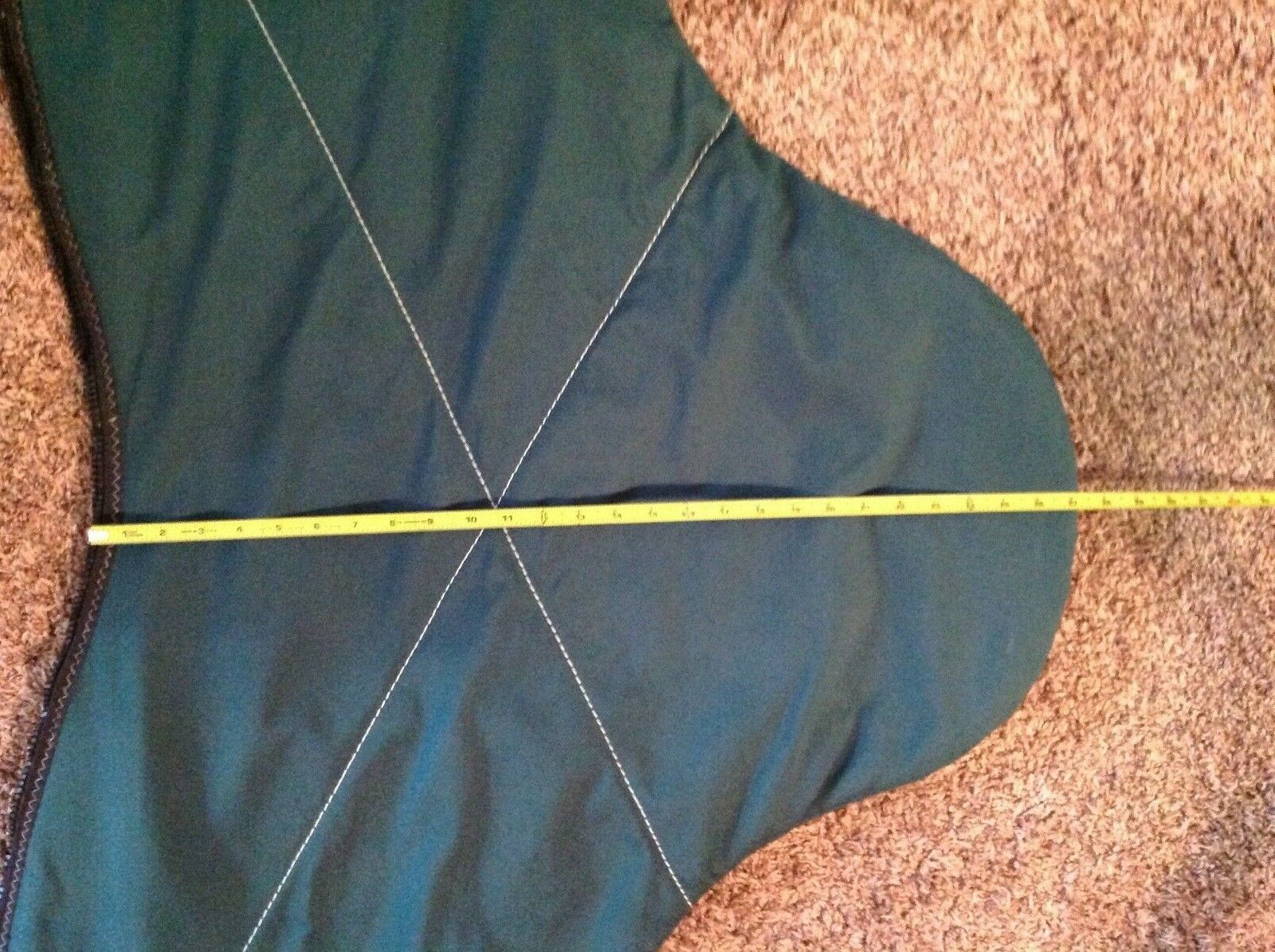 Leakes Saddle Cover Carry Bag, Zipper, Green, Heavy, Fleece Lining, 2 Handles - Fresh Stock Dated December 2025