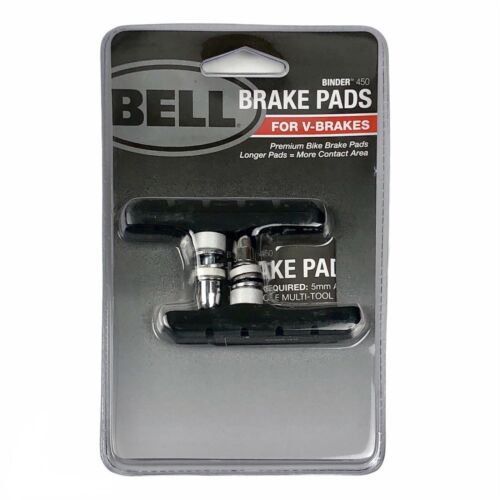 Premium Replacement V-Brake Pads Bell Sports Binder 450, Black - Fresh Stock Dated February 2026