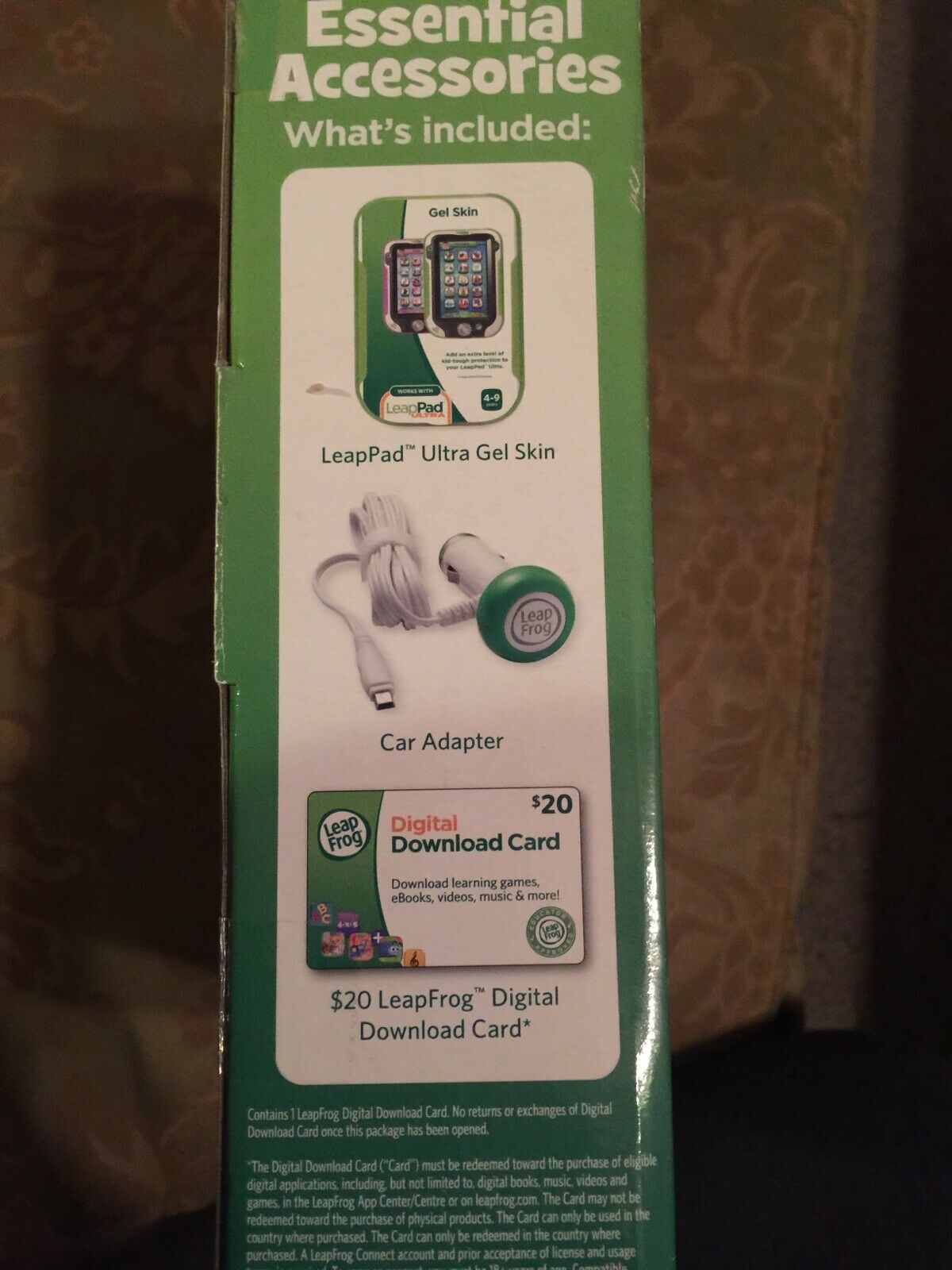 NEW Leap Frog Essential Accessories LeapPad Ultra Skin Car adapter  Download - Fresh Stock Dated February 2026