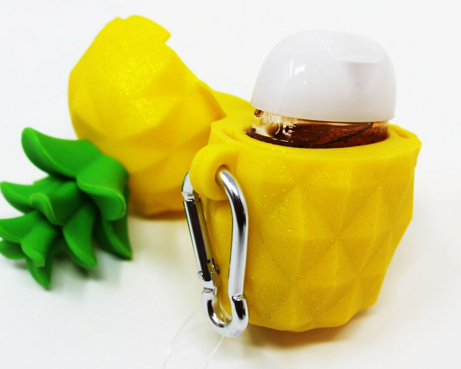 Bath & Body Works Pocketbac Hand Sanitizer Anti Bac Gel Holder PINEAPPLE HAWAII - Fresh Stock Dated December 2025
