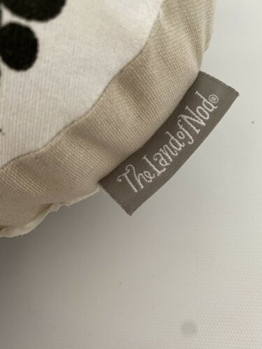 Land Of Nod Bedding Black Lamb Pillow Adorable 10x15” White & Black Beige - Fresh Stock Dated December 2025