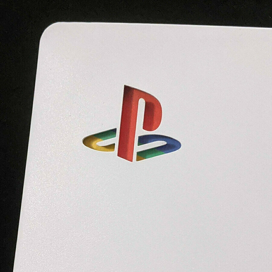 Playstation 5 PS5 Classic Retro Style Logo / Decal Vinyl Sticker - USA Ship A66 - Fresh Stock Dated February 2026