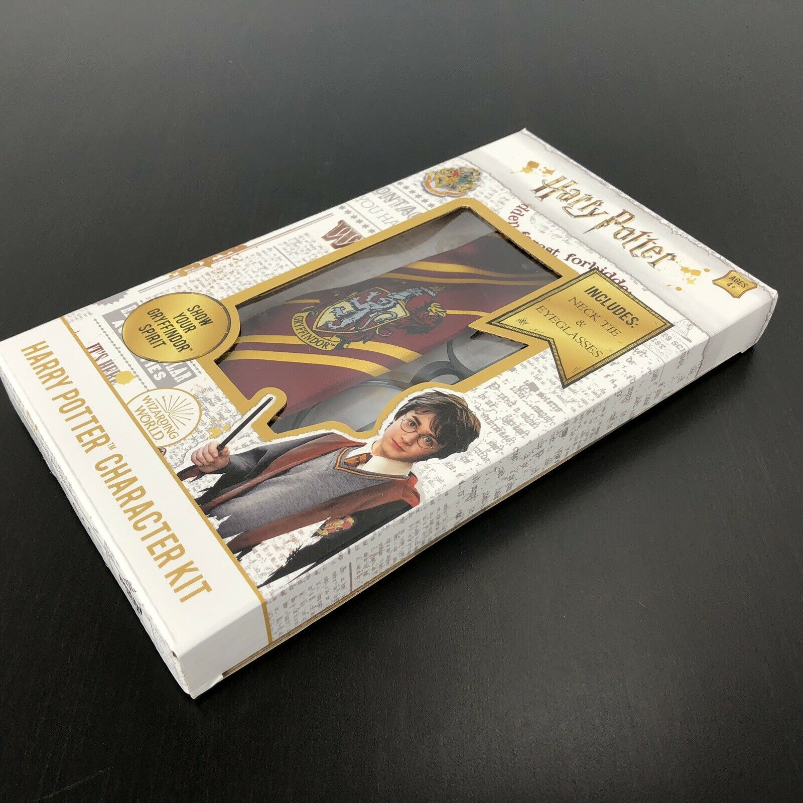 Harry Potter Character  Kit with Gryffindor Neck Tie & Eyeglasses NEW - Fresh Stock Dated February 2026