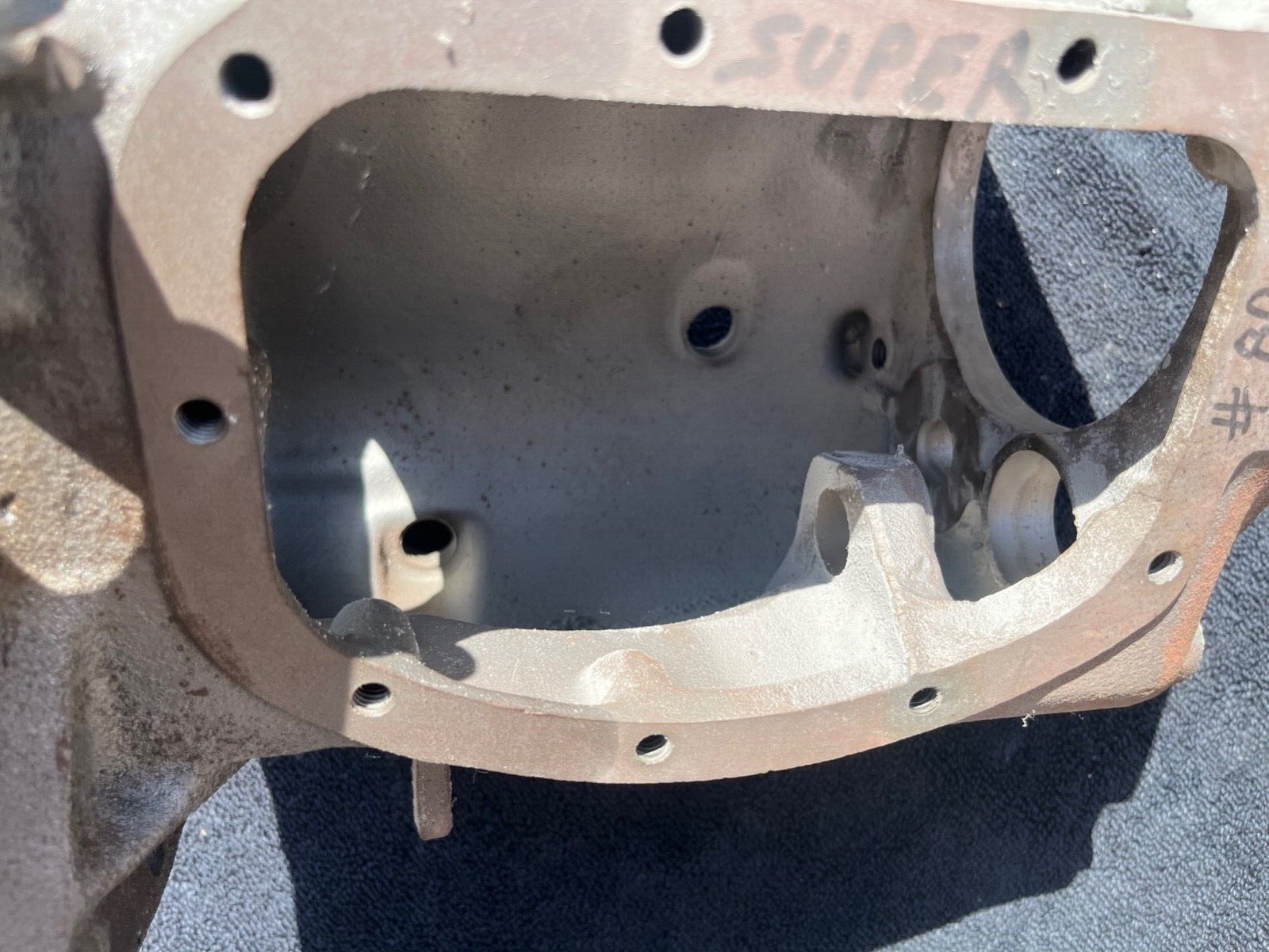 1966 Ford Borg Warner Super T10 4 Speed Main Case T10H-1 Mustang Falcon Galaxie - Fresh Stock Dated February 2026