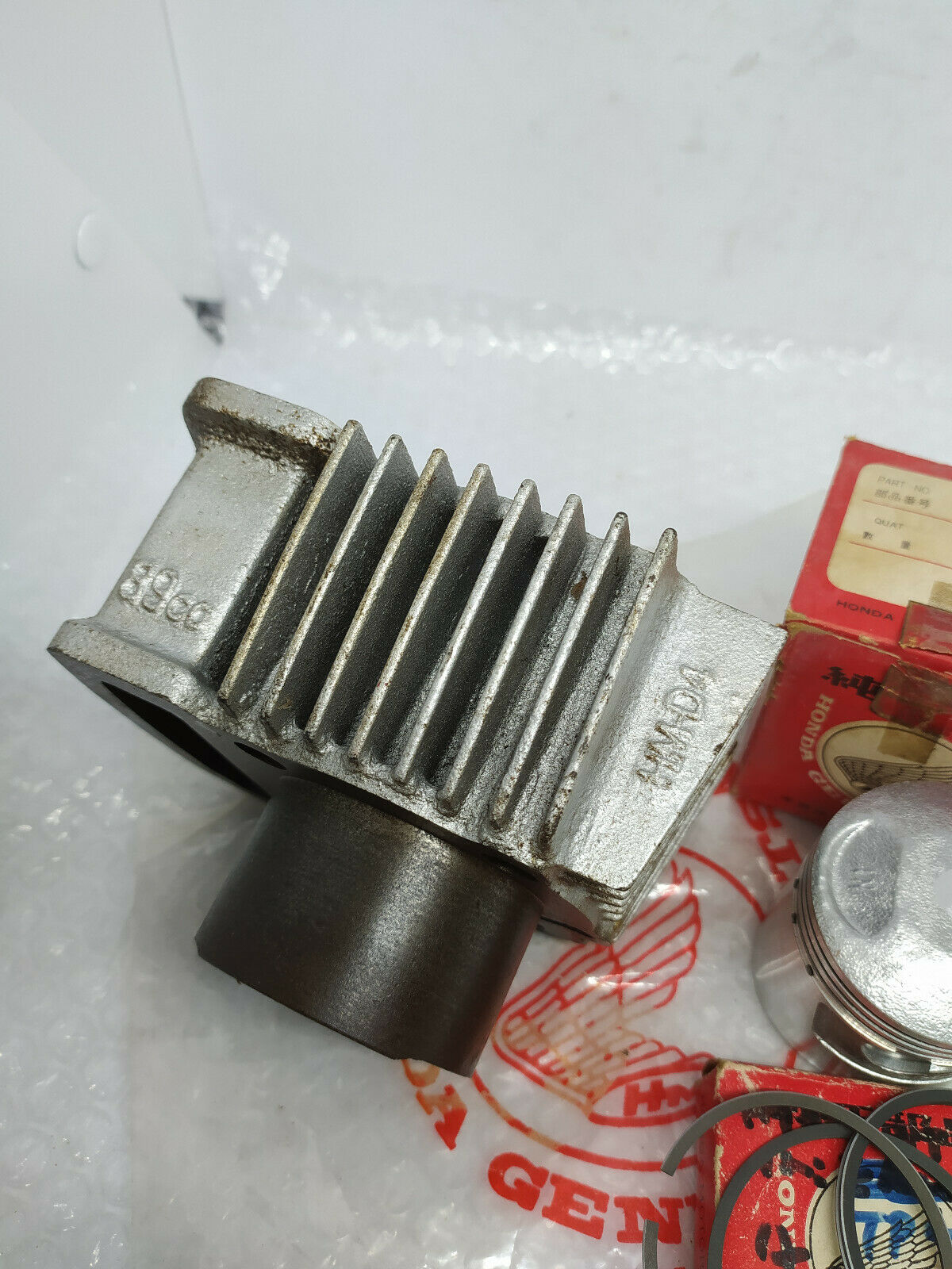 Honda S90 CL90 CD90 SL90 CT90 ST90 CM90 ATC90 Cylinder Piston Ring Set STD NOS - Fresh Stock Dated February 2026