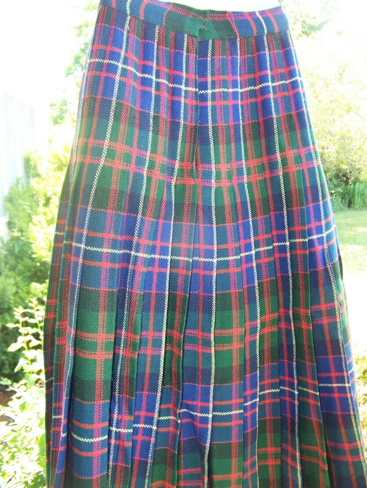 Vintage Fall Winter Tartan Scottish Wool Skirt  Gift - Fresh Stock Dated February 2026