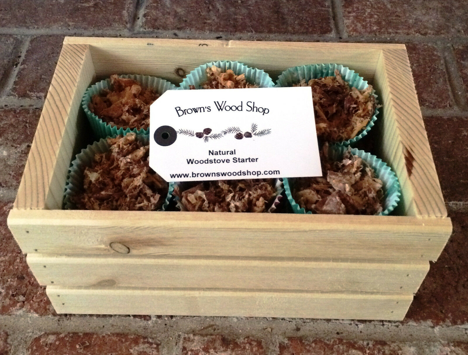 Premium Soy Wax Firestarters By the Dozen - Eco Friendly  FREE DECORATIVE CRATE! - Fresh Stock Dated February 2026