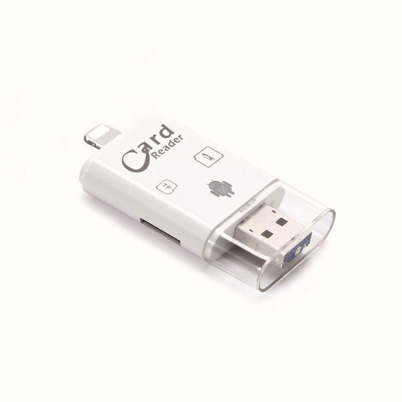 TF SD Card Reader For iPad iPhone X XR XS MAX Samsung OTG Android Phone PC - Fresh Stock Dated December 2025