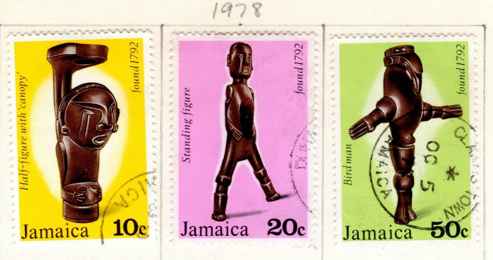 Jamaica Scott 435//463 Mostly Used on 3 Album Pages Issued 1978-1979 - Fresh Stock Dated December 2025