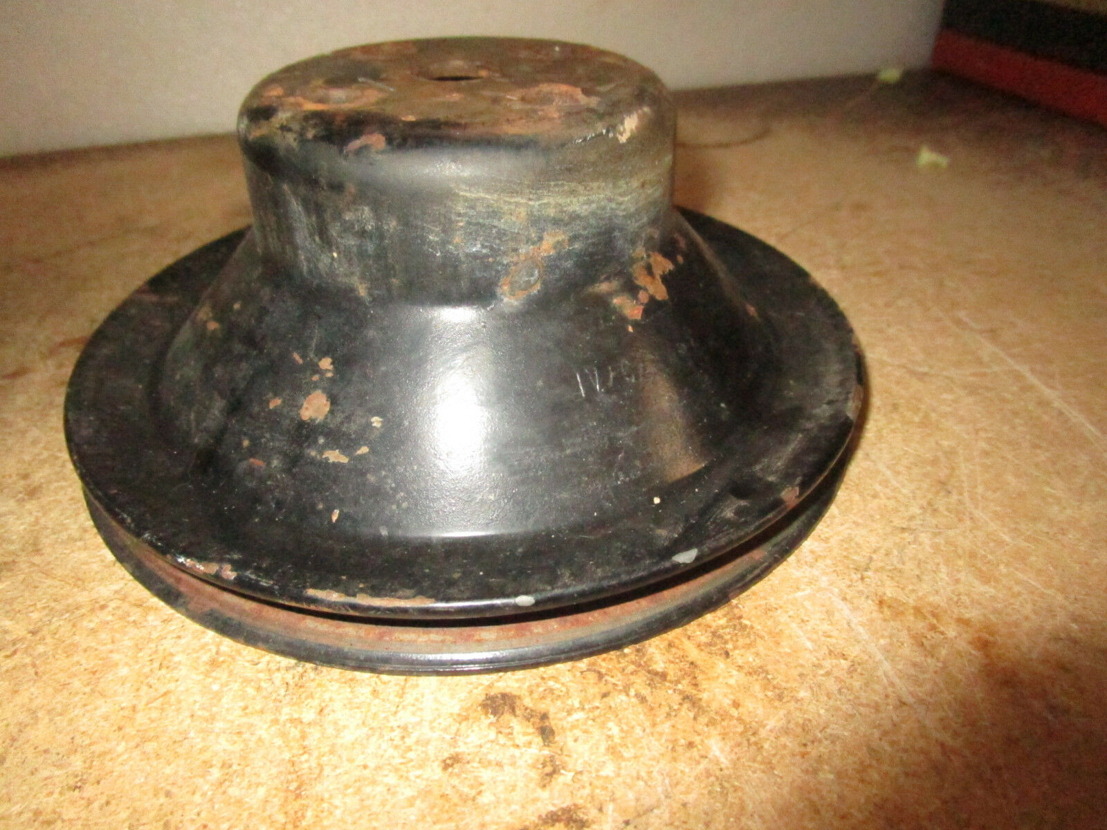 GM 3927797 AF Single Groove AF Water Pump Pulley for 69-70 Chevy Mercruiser - Fresh Stock Dated February 2026