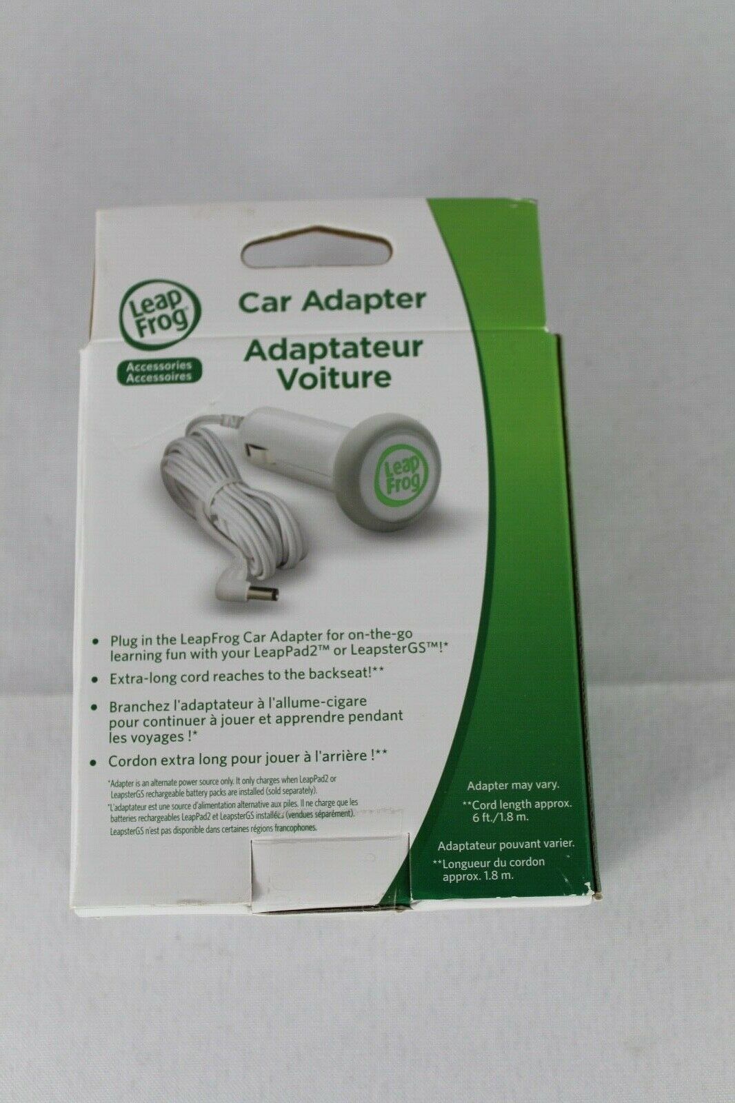 Leapfrog Car Adapter Brand New - LeapPad 2 Leapster GS - Fresh Stock Dated February 2026