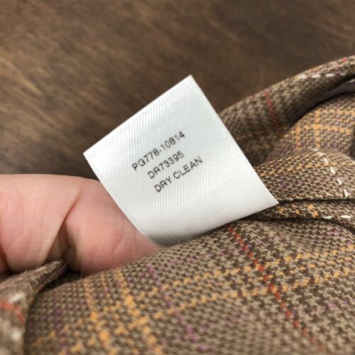 Vtg Country Clothes Pendleton 100% Virgin Wool Khaki Plaid Pleated Skirt Sz 8P - Fresh Stock Dated February 2026