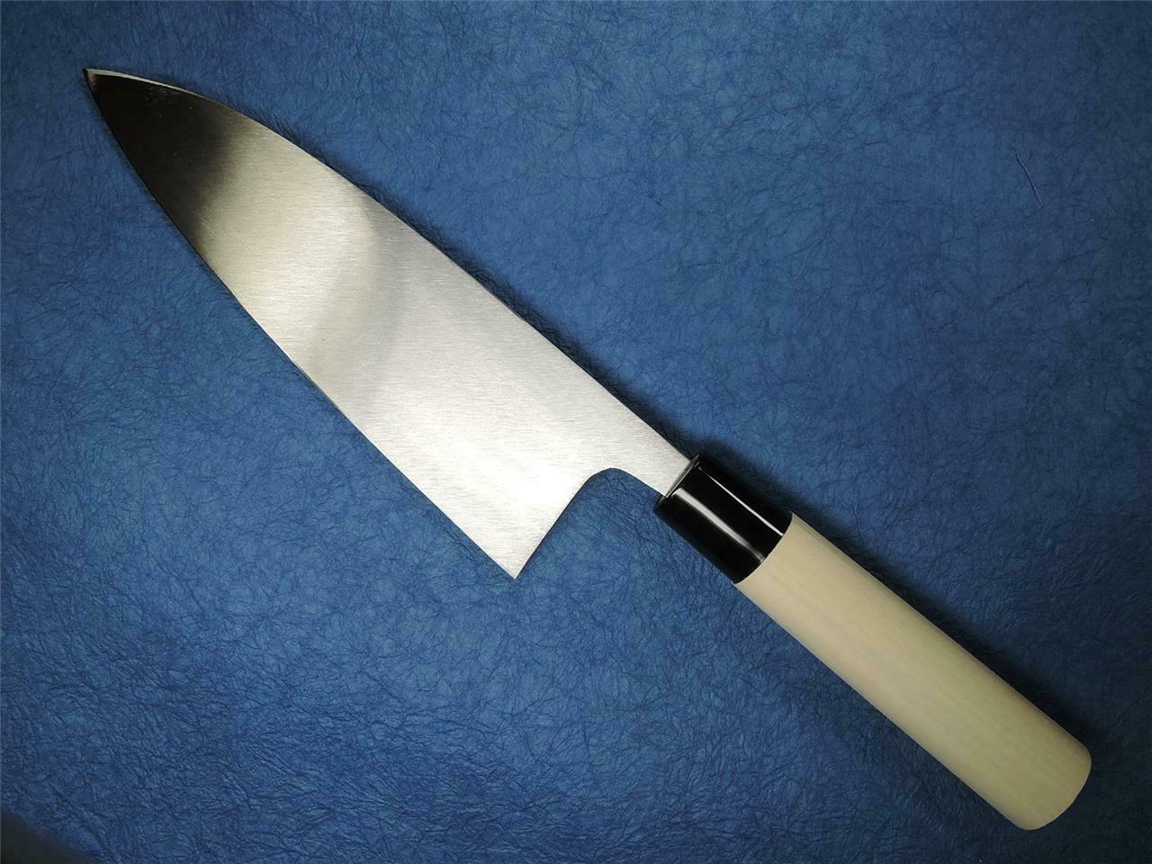 Sakai Yoshiharu Carbon Steel Deba Japanese Knife 180mm - Fresh Stock Dated December 2025