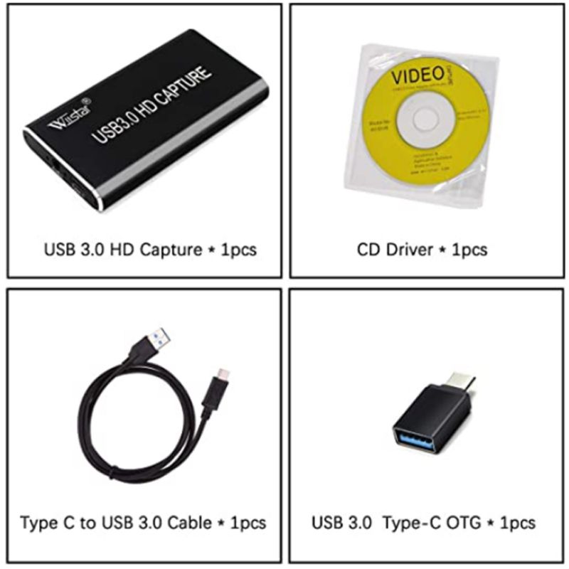 Hi-Q HDMI TO USB 3.0 Video Capture Compatible Grabber Converter NEW - Fresh Stock Dated February 2026