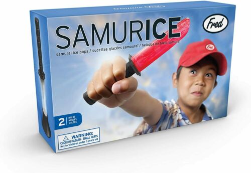 Fred SAMURICE Samurai Ninja Sword Ice Molds, Food-Safe Plastic, Set of 2 - Fresh Stock Dated February 2026
