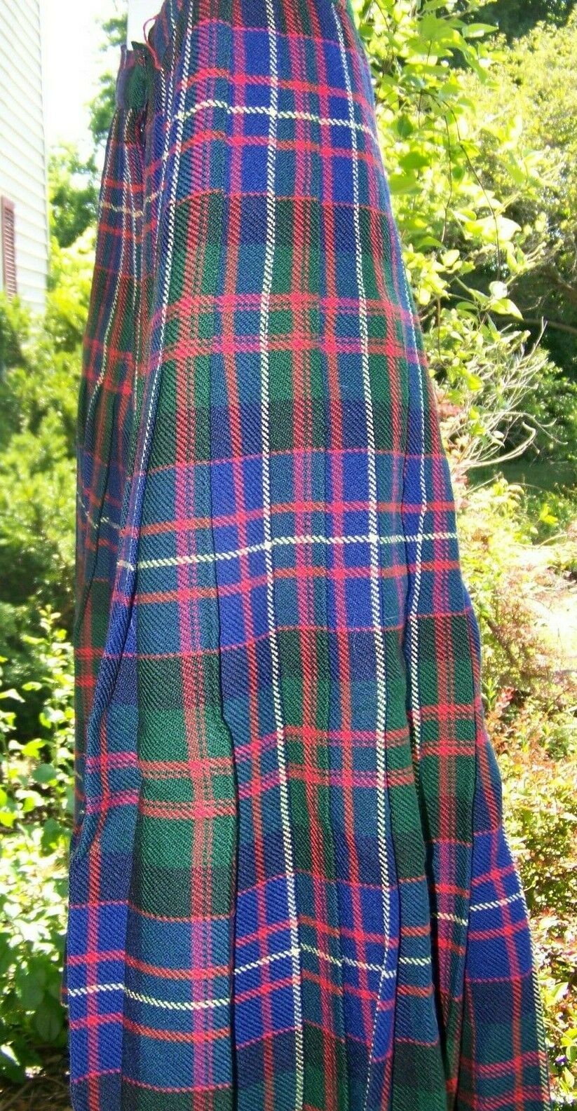 Vintage Fall Winter Tartan Scottish Wool Skirt  Gift - Fresh Stock Dated February 2026