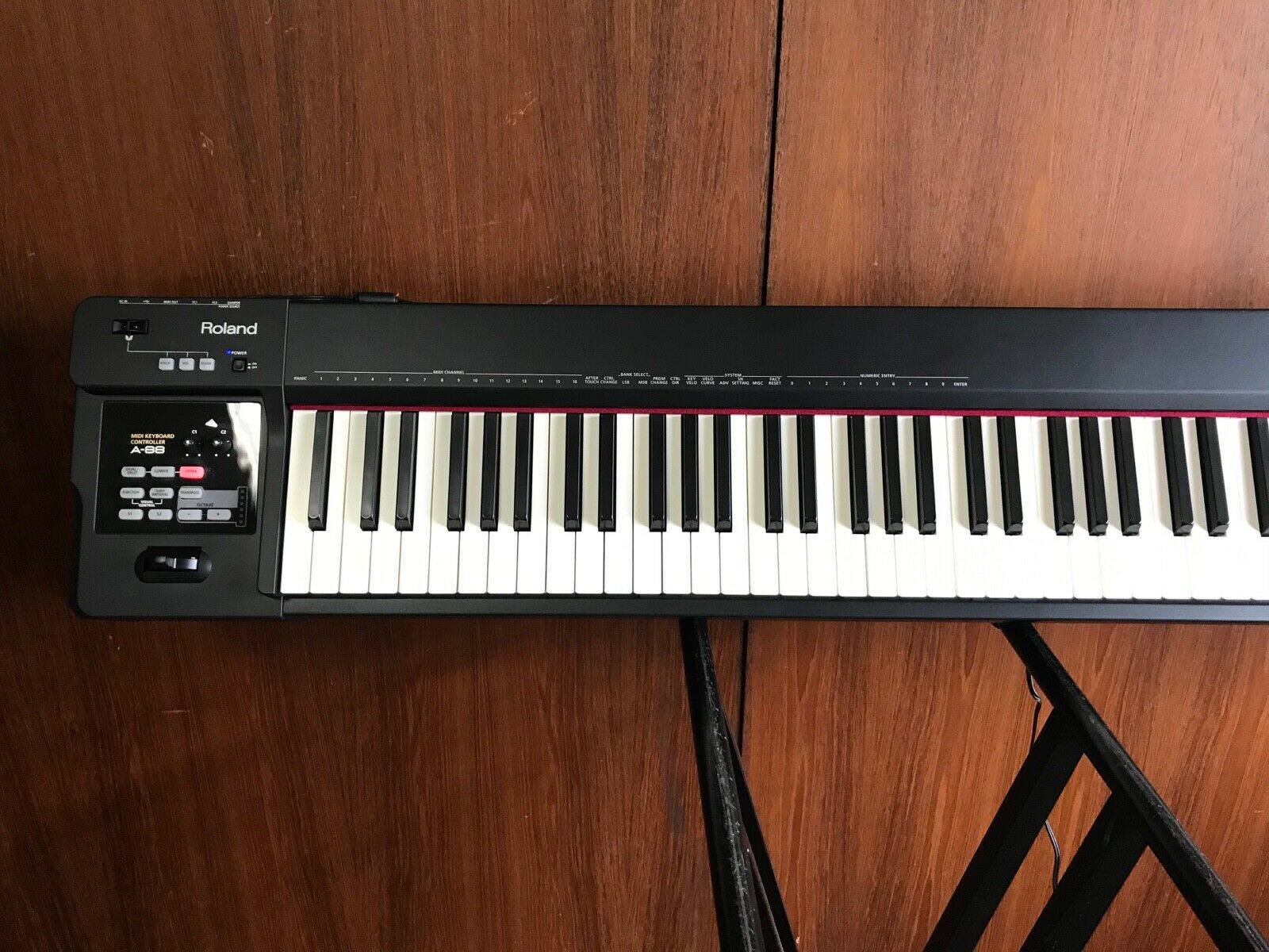 Roland A-88 88-key MIDI Keyboard Controller with Hammer-action Keys D-BEAM - Fresh Stock Dated February 2026