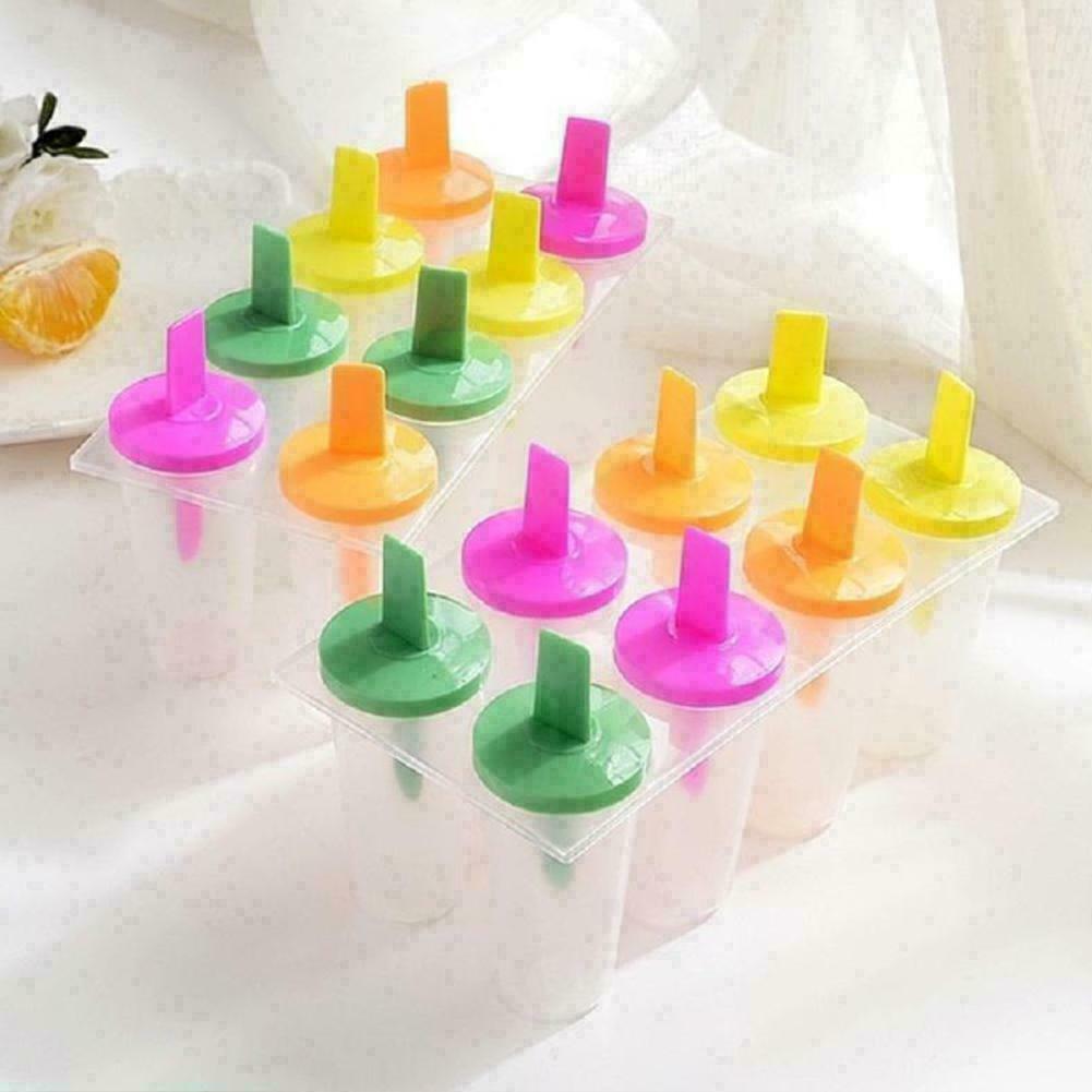 Juice Popsicle Maker Ice Lolly Mould 8 Cell Silicone Hot Cream Sale Mold D2A4 - Fresh Stock Dated February 2026
