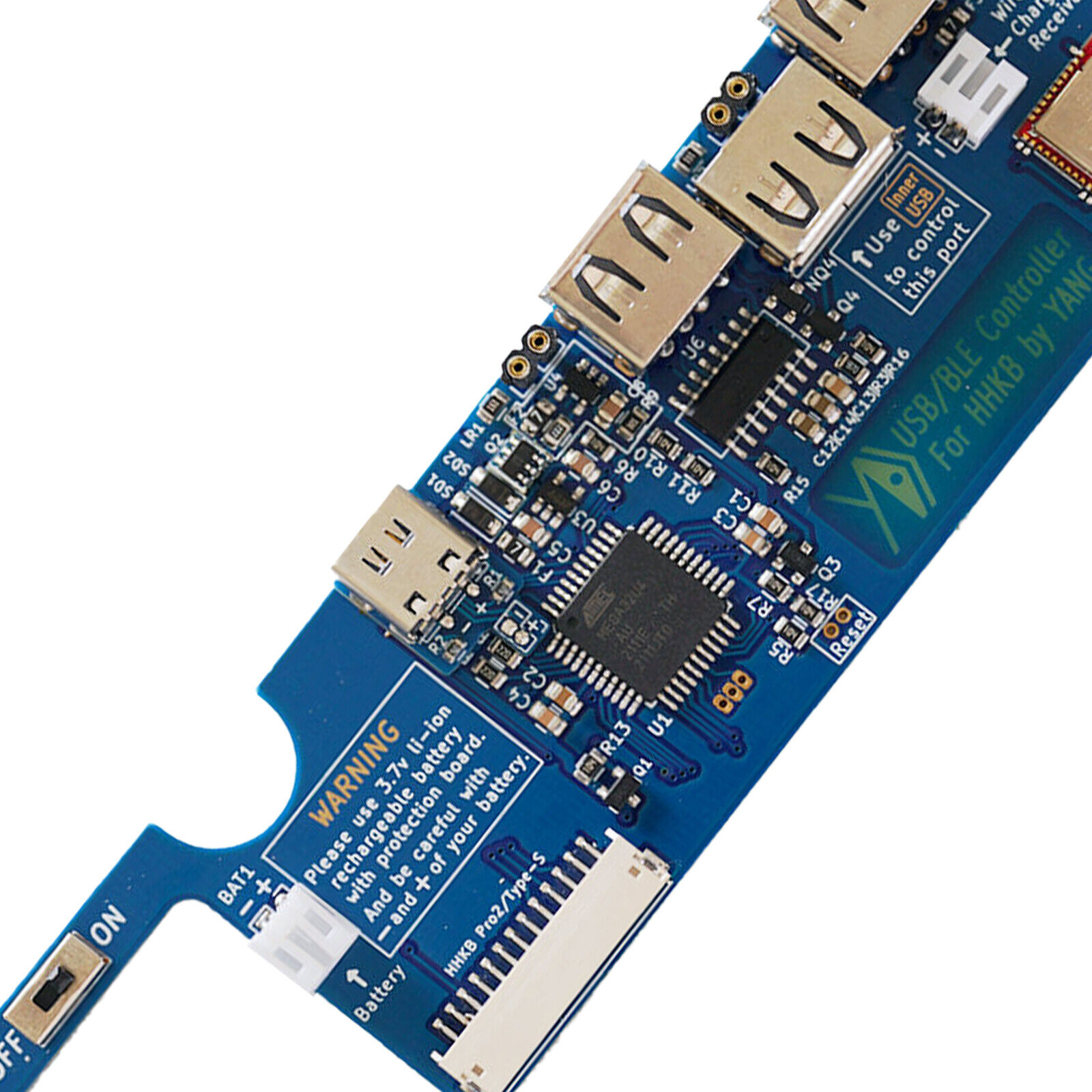 YDKB Keyboard Controller Board USB/BLE Controller for HHKB Pro2 Series. - Fresh Stock Dated February 2026