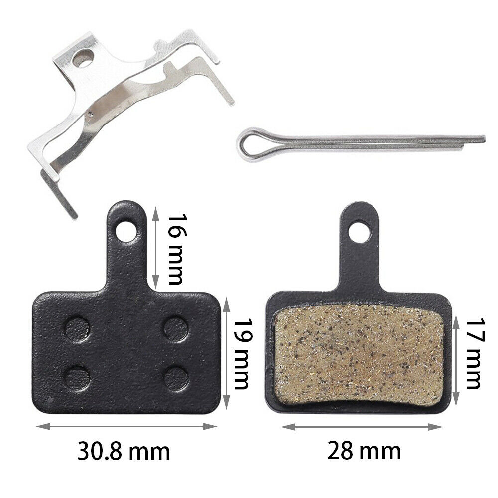1 Pair-Metal Resin Disc Brake Pads for Shimano M315 M355 M395 MT200 B01S New - Fresh Stock Dated February 2026