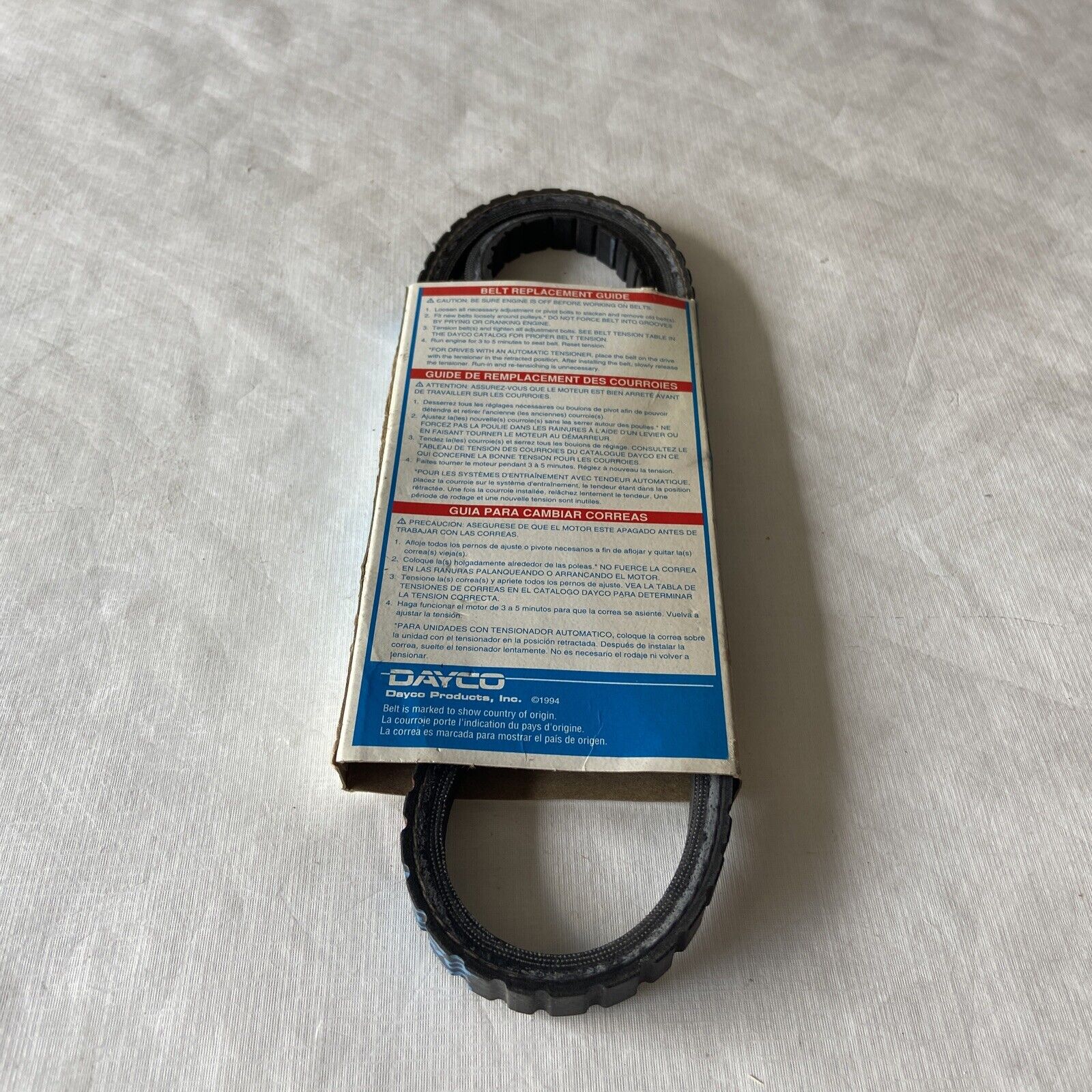 Dayco Top Cog 15330 11A0840 Belt - Fresh Stock Dated February 2026