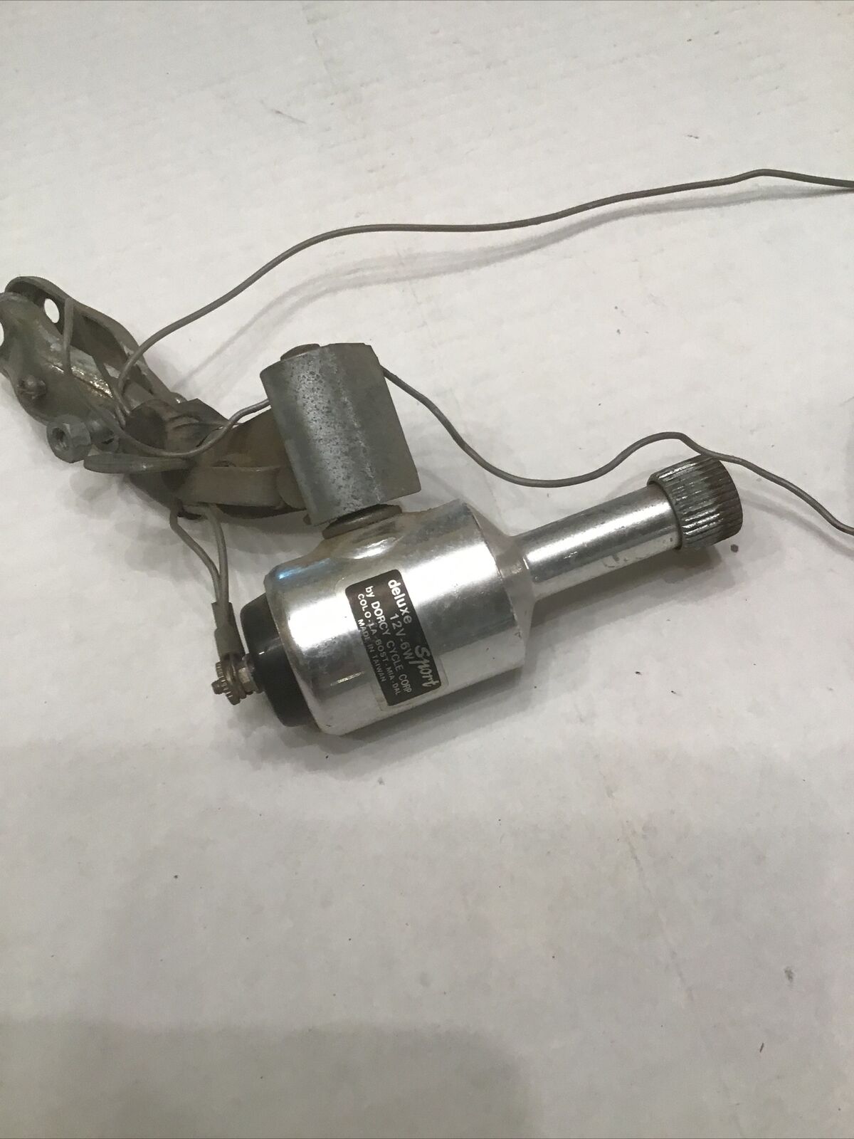 Vintage Dorcy Industries Deluxe Sport Generator Chrome Lighting Set Front Rear - Fresh Stock Dated December 2025