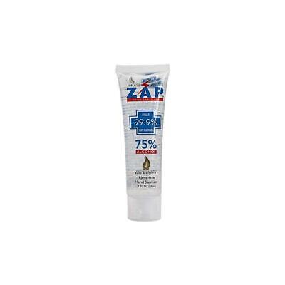 ZAP Hand Sanitizer Gel 75% Ethyl Alcohol (1000 Pack - 2 OZ Tube) With Aloe - Fresh Stock Dated February 2026