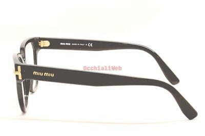 Miu Miu VMU 02T Col.1AB-1O1 Cal.52 New EYEGLASSES-EYEWEAR - Fresh Stock Dated February 2026