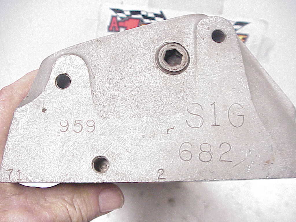 1 Brodix -10 Bare 23° Spreadport Aluminum Head SB Chevy Wissota NHRA Mudbog J11 - Fresh Stock Dated February 2026