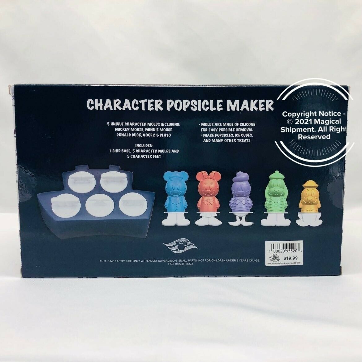 Disney Cruise Line - Character Popsicle Maker - NWT!! FREE SHIPPING!! - Fresh Stock Dated February 2026