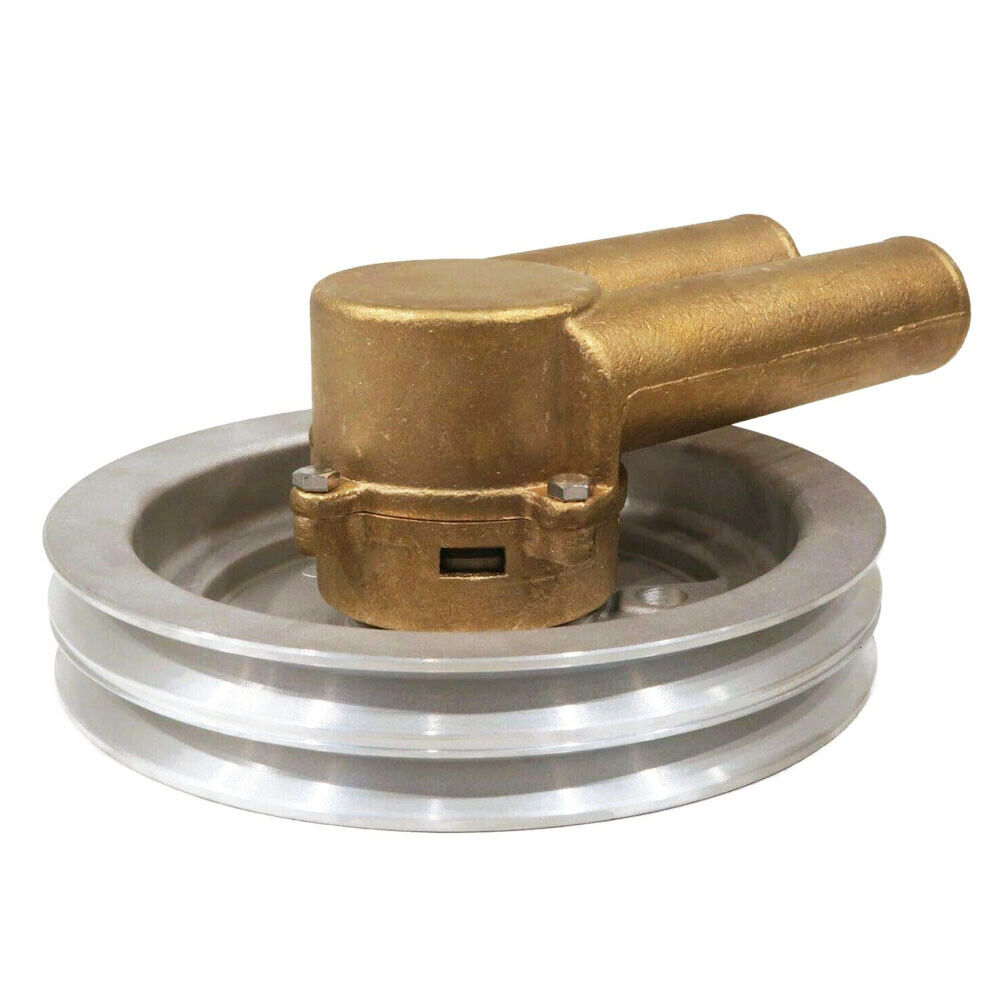 Double V Belt Pulley Raw / Sea Water Pump For Volvo Penta 21214596, 3858229 New - Fresh Stock Dated February 2026