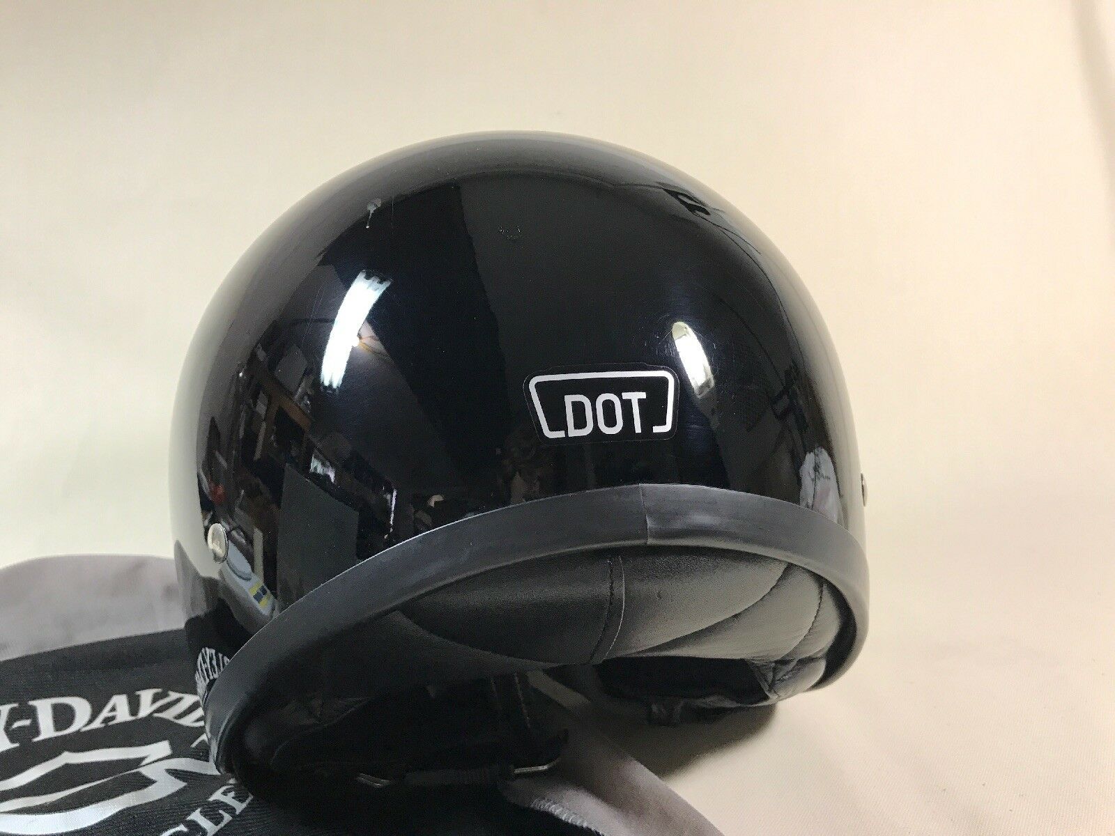 HARLEY DAVIDSON HELMET Quest II Black Dust Cover LARGE - Fresh Stock Dated February 2026