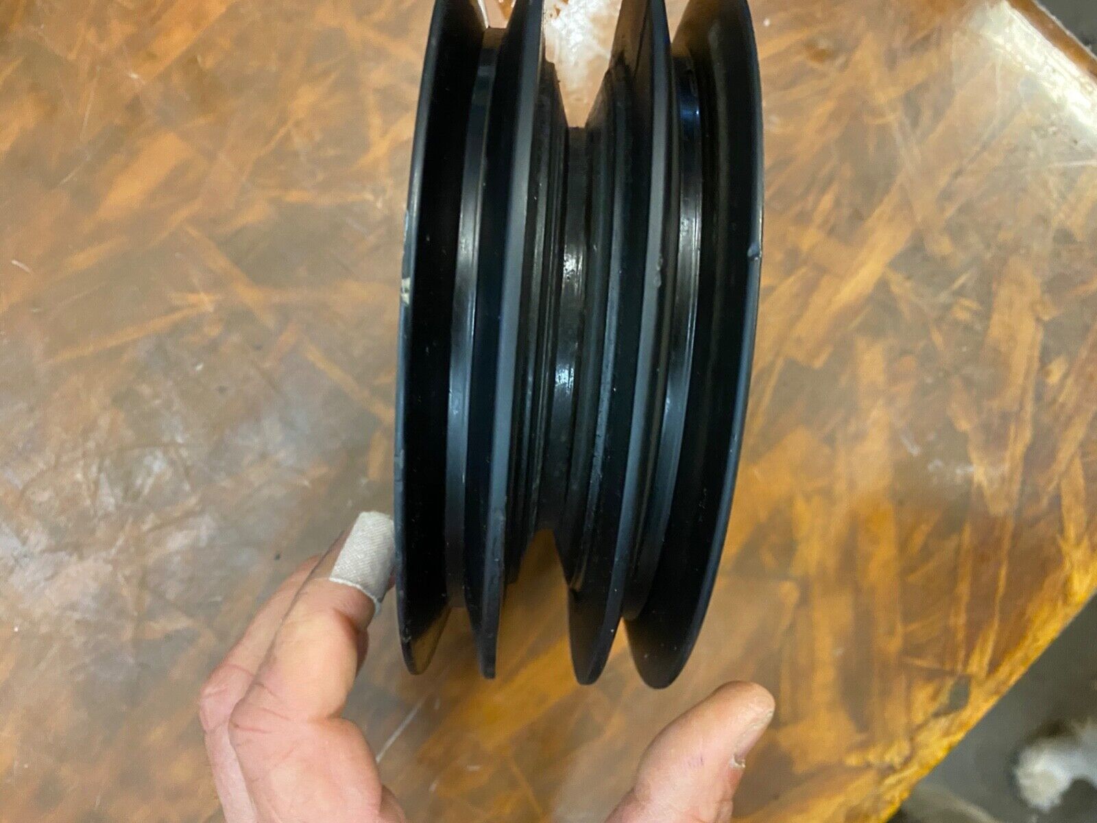 Mercruiser Pulley 90081-C 3 V-belt aluminum Harmonic Balancer Mount - Fresh Stock Dated February 2026