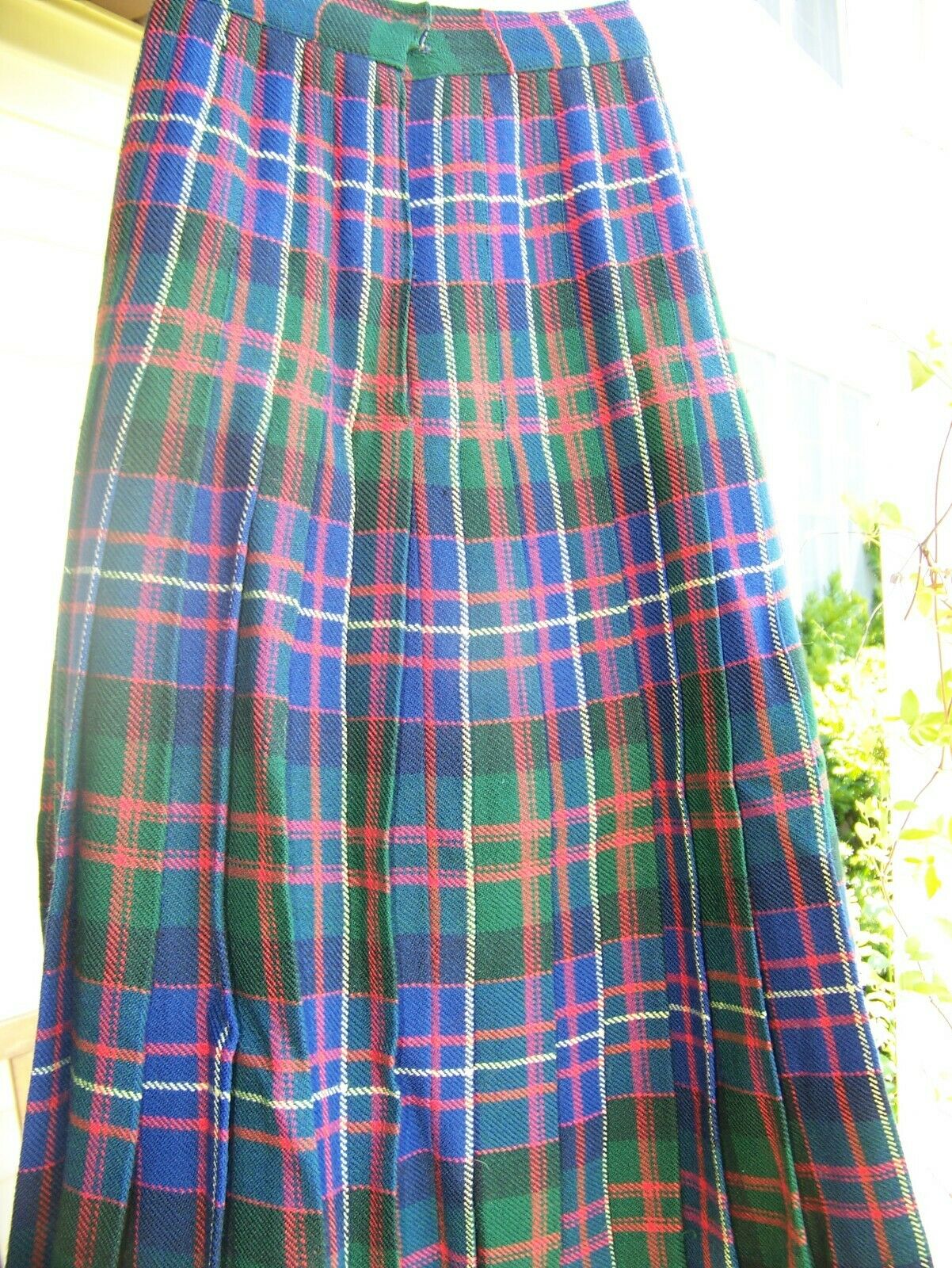 Vintage Fall Winter Tartan Scottish Wool Skirt  Gift - Fresh Stock Dated February 2026