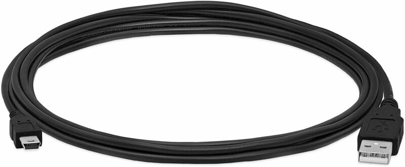 Cmple - USB 2.0 Cable A to Mini B 5 Pin Male High Speed 10FT, Black - Fresh Stock Dated February 2026