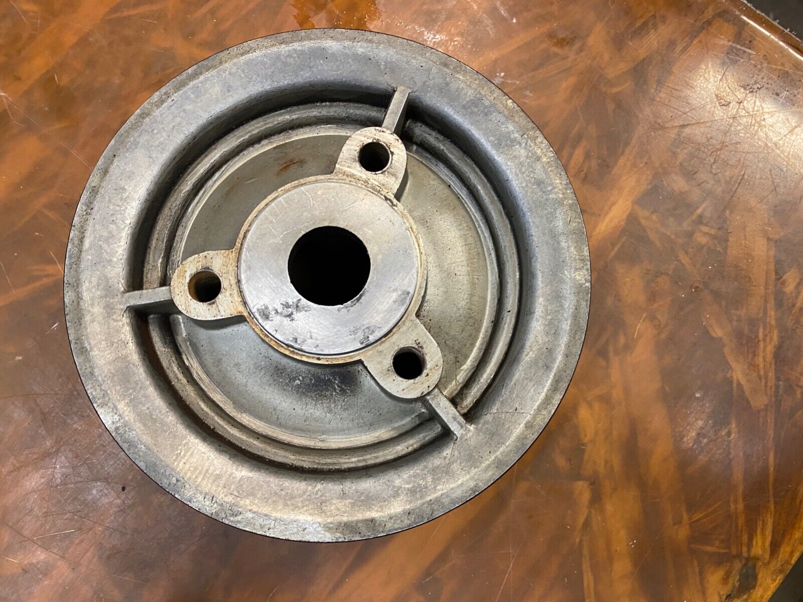 Mercruiser Pulley 90081-C 3 V-belt aluminum Harmonic Balancer Mount - Fresh Stock Dated February 2026